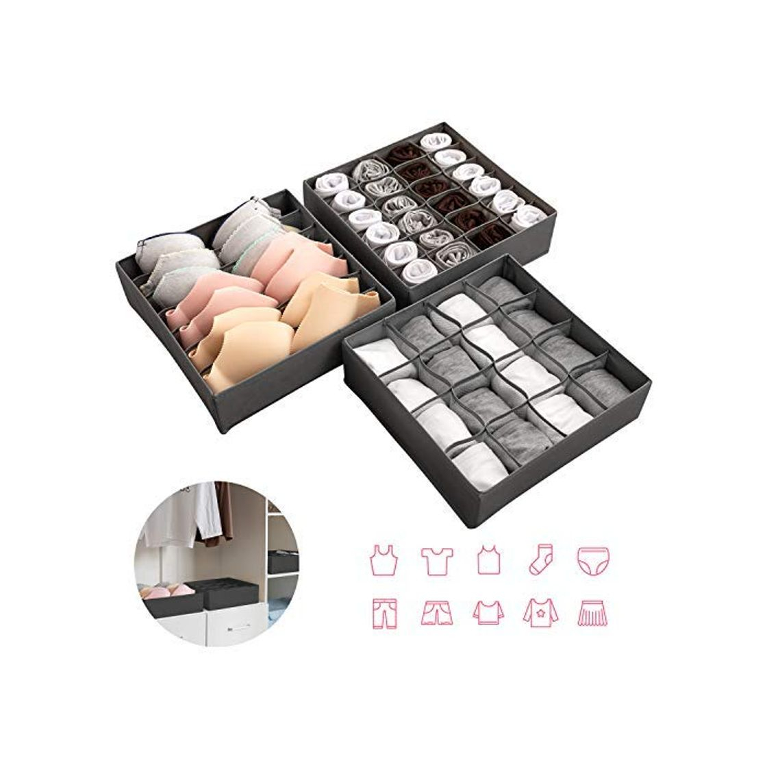 Social NEWSTYLE Organizador de Ropa Interior