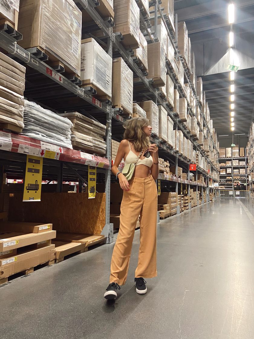 Social Pantalones traje naranja