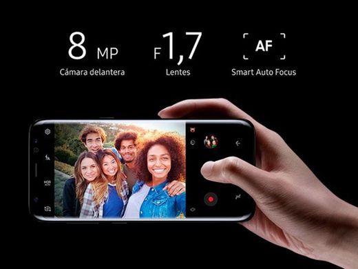 Samsung Galaxy S8,  Smartphone libre Android (5.8", 4 GB RAM, 4G, 12 MP), [Versión española: incluye Samsung Pay, actualizaciones de software y de Bixby, compatibilidad de redes]