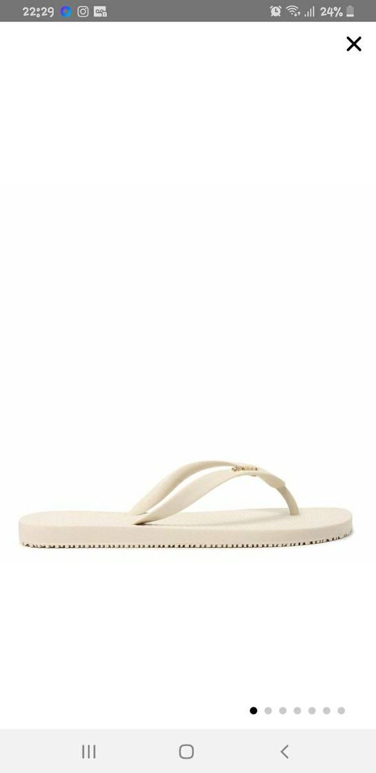 Fashion Chinelo Arezzo de Dedo Off-White Brizza | ZZ MALL