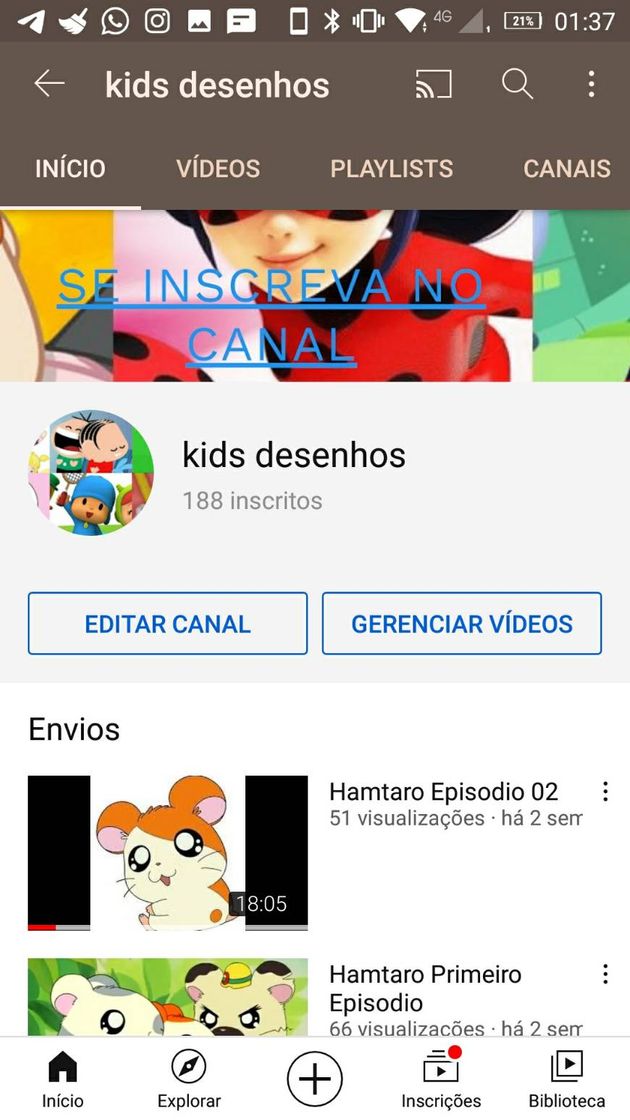 Moda Meu canal no YouTube me ajudem a crescer lá 