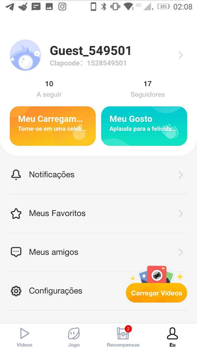 Social Meu clip claps 