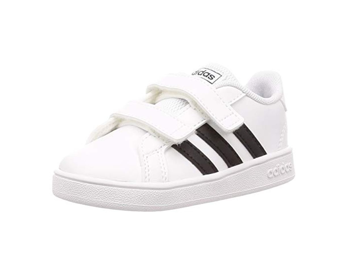 Moda Adidas Grand Court I, Zapatillas de Estar por casa, Blanco