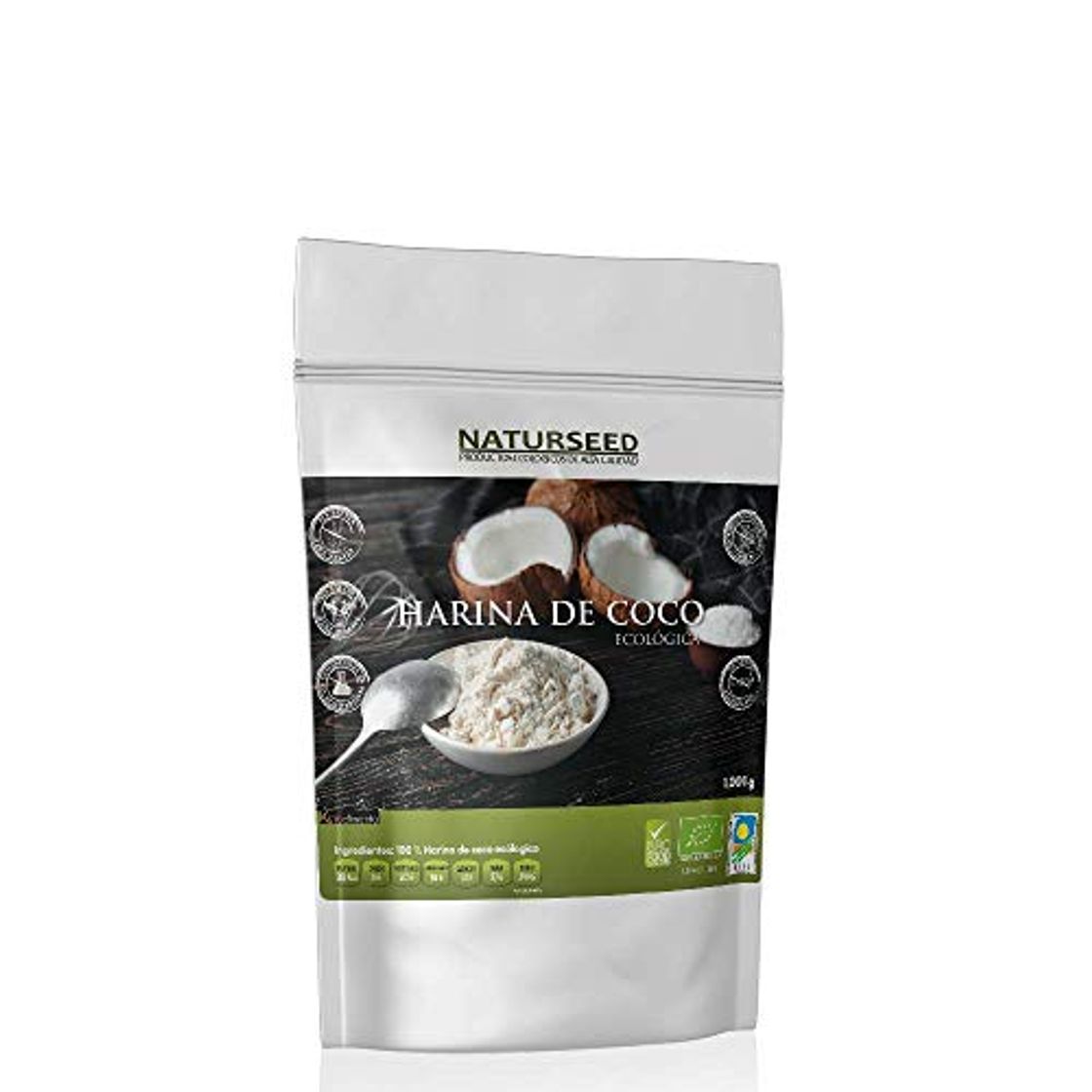 Producto NATURSEED - Harina De Coco Ecologica Bio - Organica - Sin Refinar