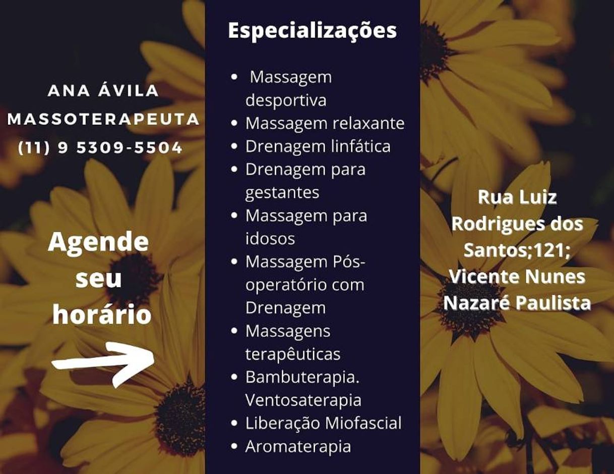 Moda Especialidades de Massagens