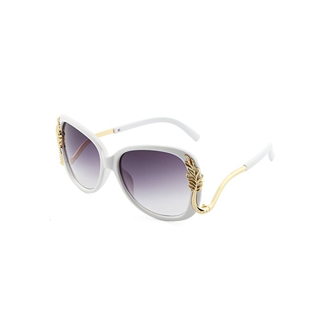 Product Ruanyi Gafas de Sol de Policarbonato, Mujeres Retro Rosa Marco de Metal