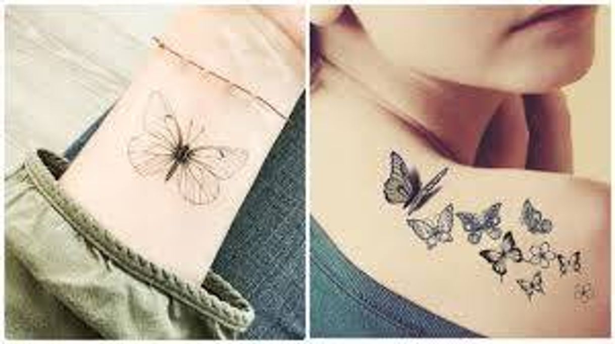 Fashion Tatuaje de Mariposas