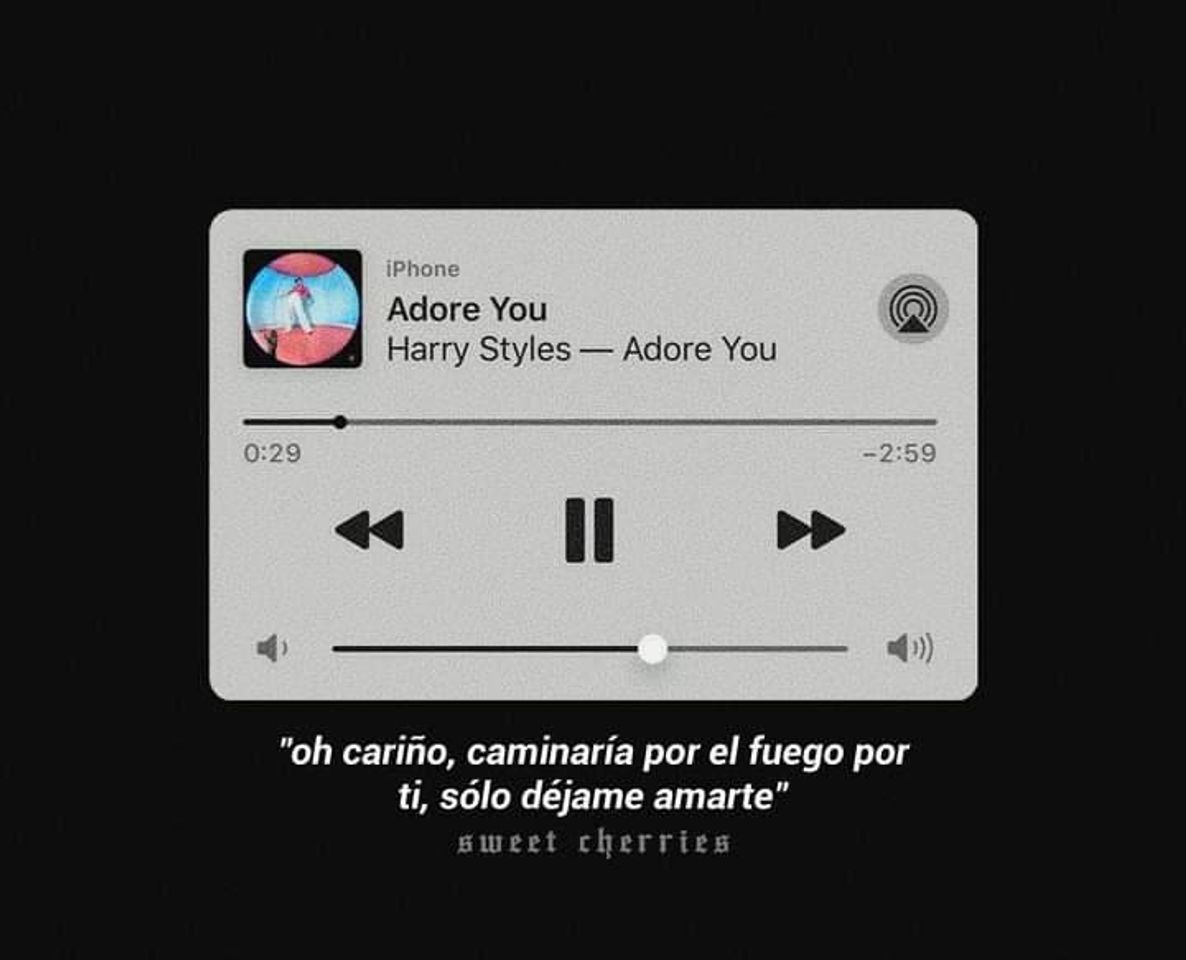 Canción Adore You