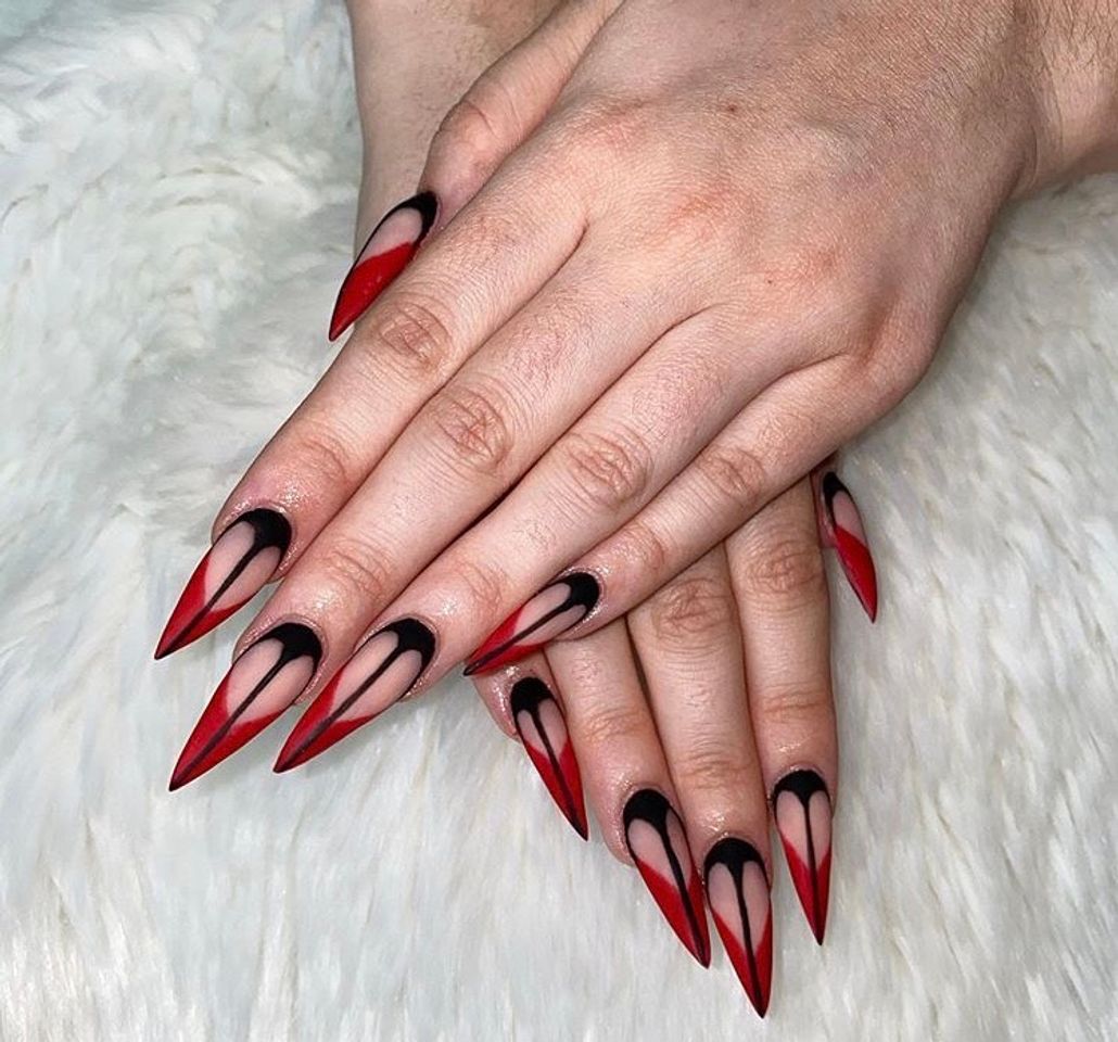 ♠️ Black&Red Nails ♥️