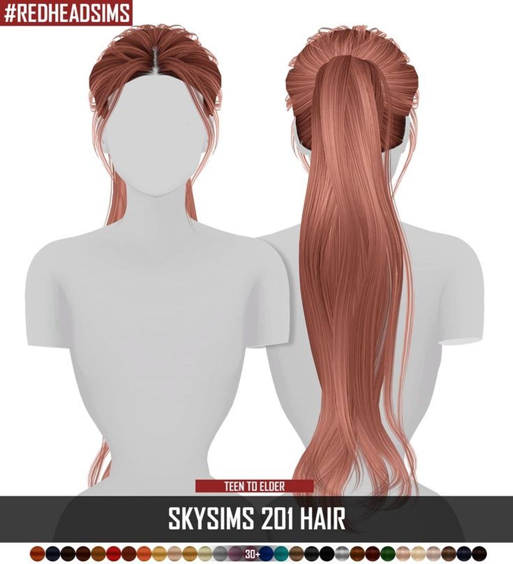 Fashion Hair The Sims 