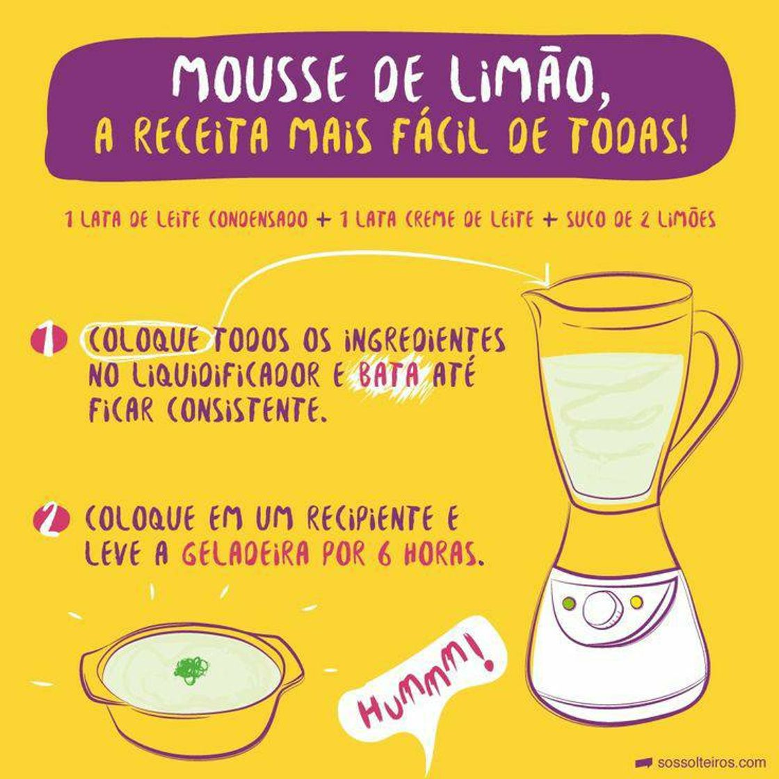 Fashion Mousse de limão 🍋