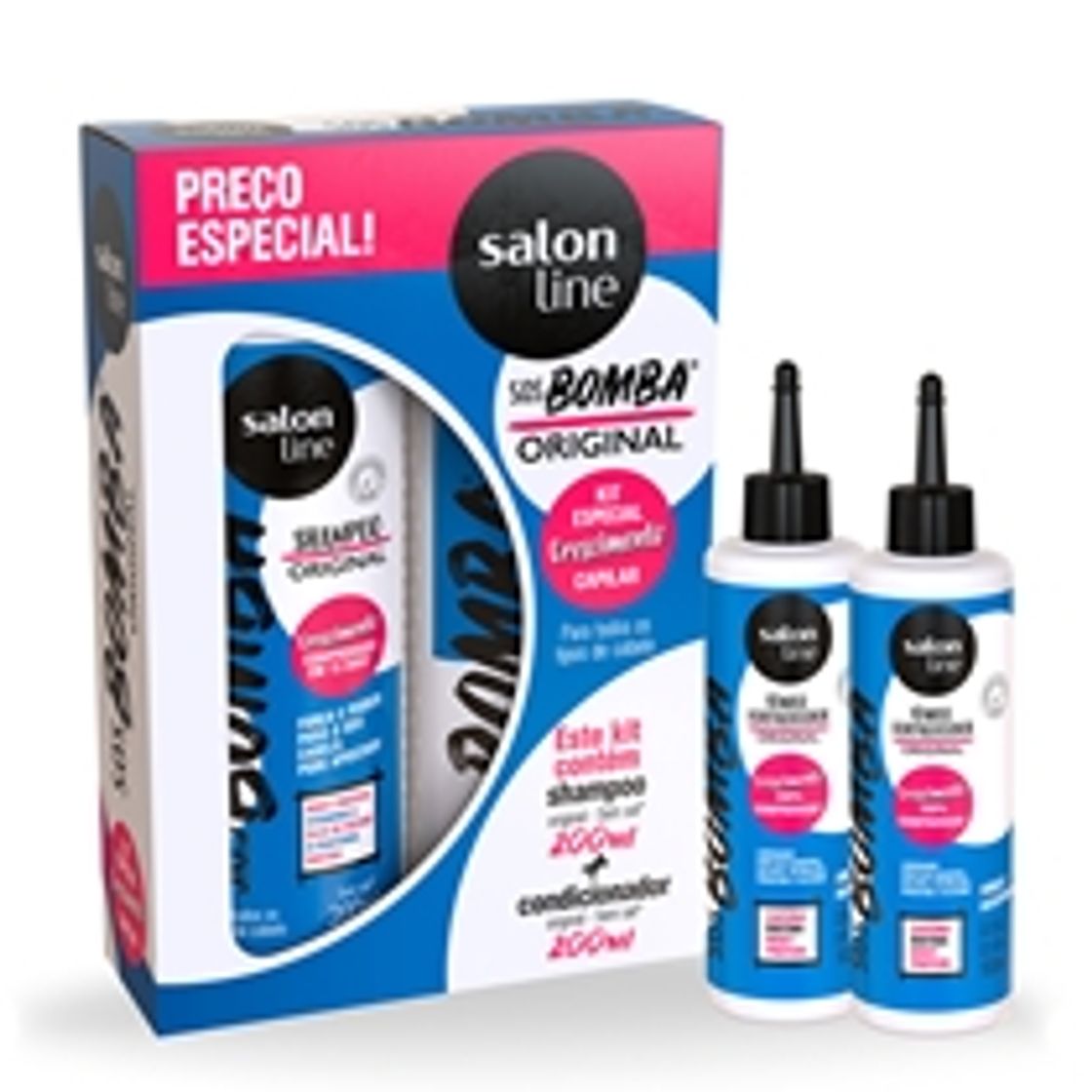 Fashion Kit SOS Bomba 500ml + Tônico crescimento acelerado Salon Line -