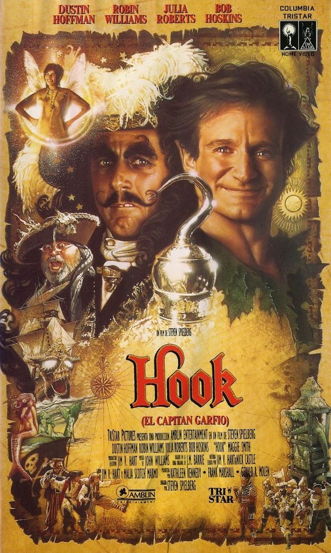Película Hook (El capitán Garfio)