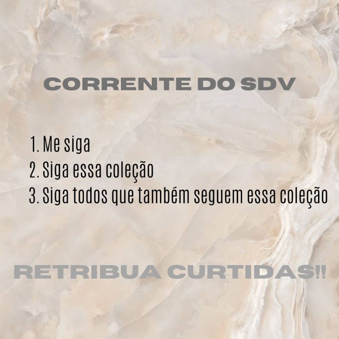 Moda CORRENTE DO SDV