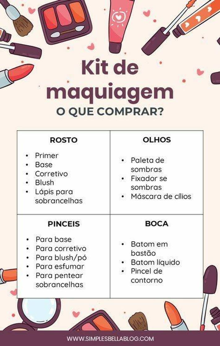 Moda Dicas de maquiagem para iniciantes