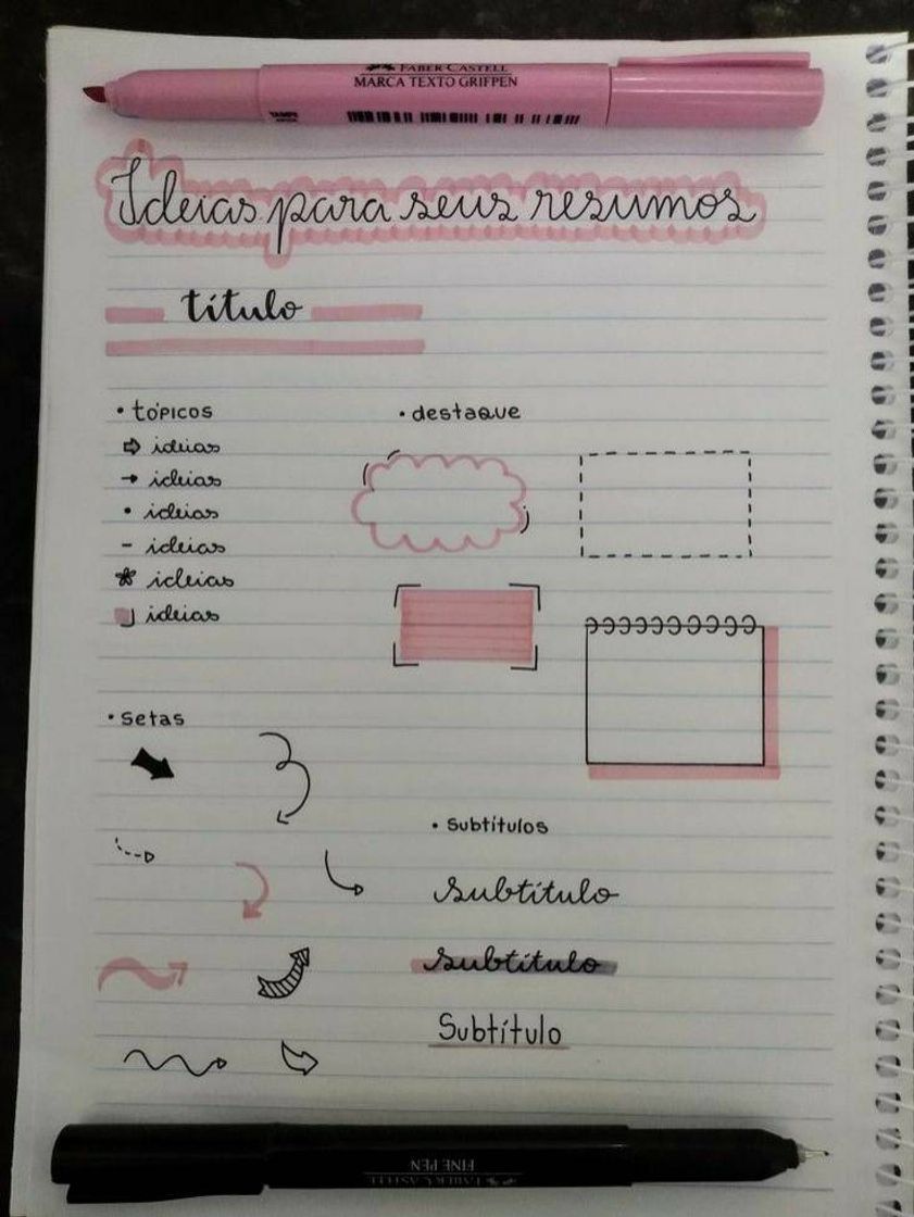 Social Título e detalhes