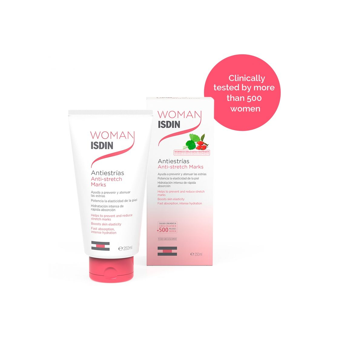 Productos WOMAN ISDIN Antiestrías