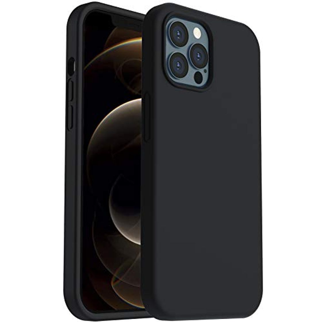 Products ORNARTO Funda para iPhone 12 Pro MAX 6,7” de Silicona Líquida Reforzada,