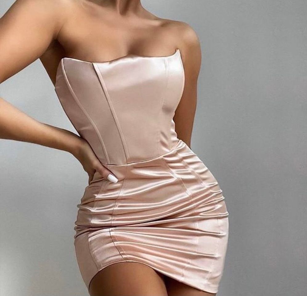 Social satin bodycon