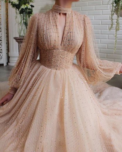 Vestido Margaery Crystal Gown 