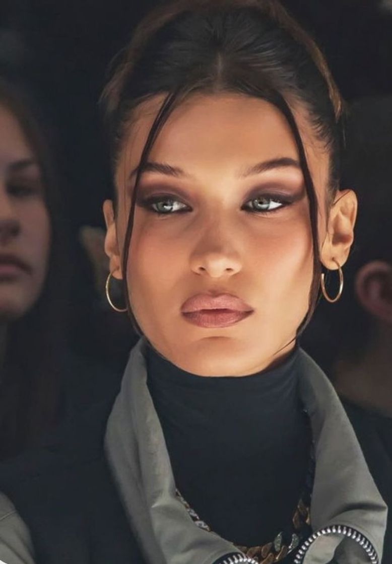 Fashion maquiagem da Bella Hadid