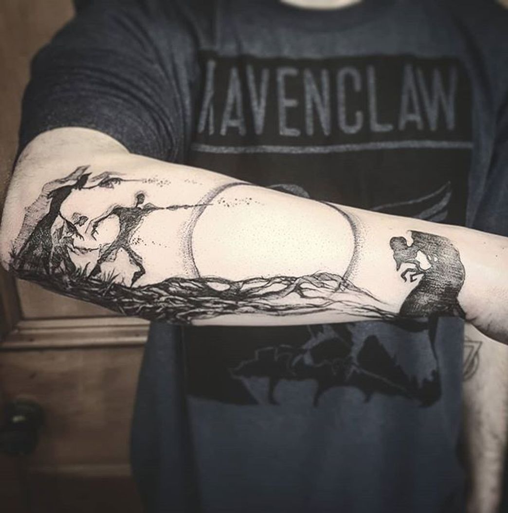 Fashion Tattoo Harry Potter 