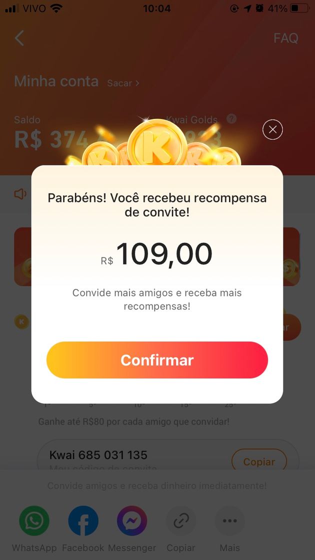 Social Kwai - 60 reais por indicação 
