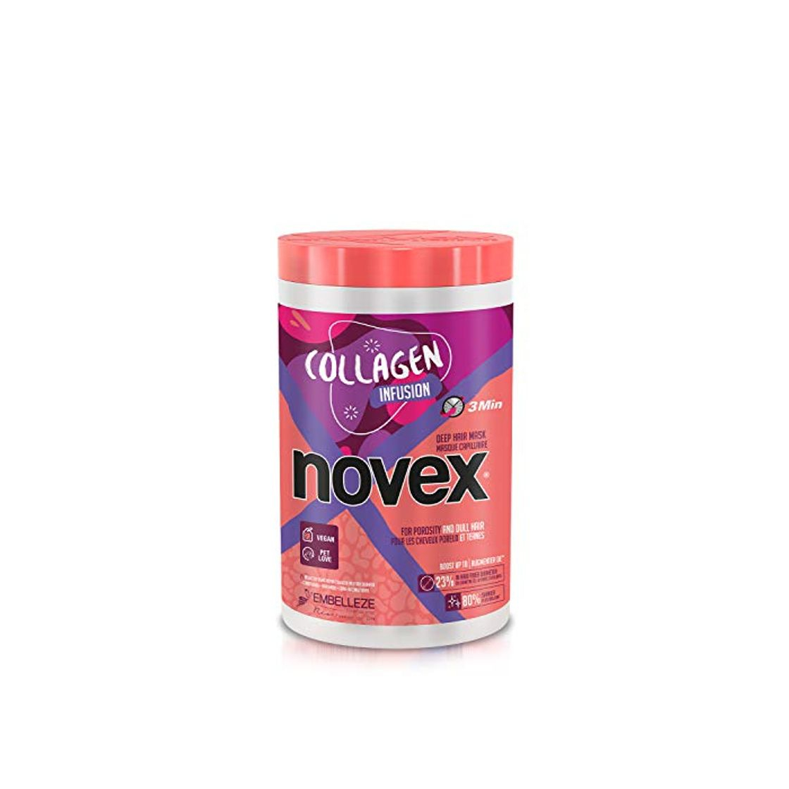 Social NOVEX Infusión de Colágeno Mascarilla Capilar 400 ml