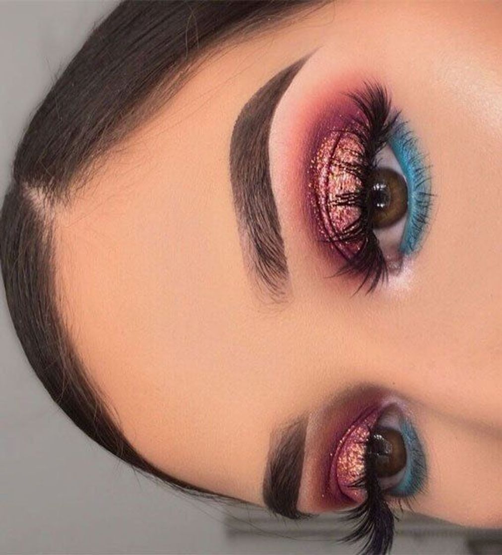 Social Make rosa e azul