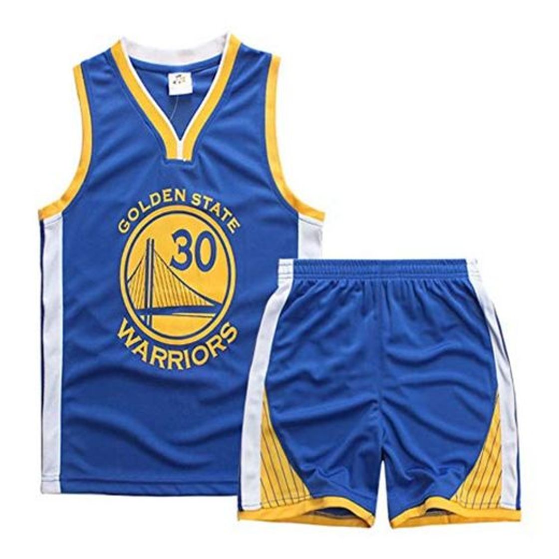 Moda Juego De Bordado Real Warriors Curry 30th Traje De Baloncesto De Verano