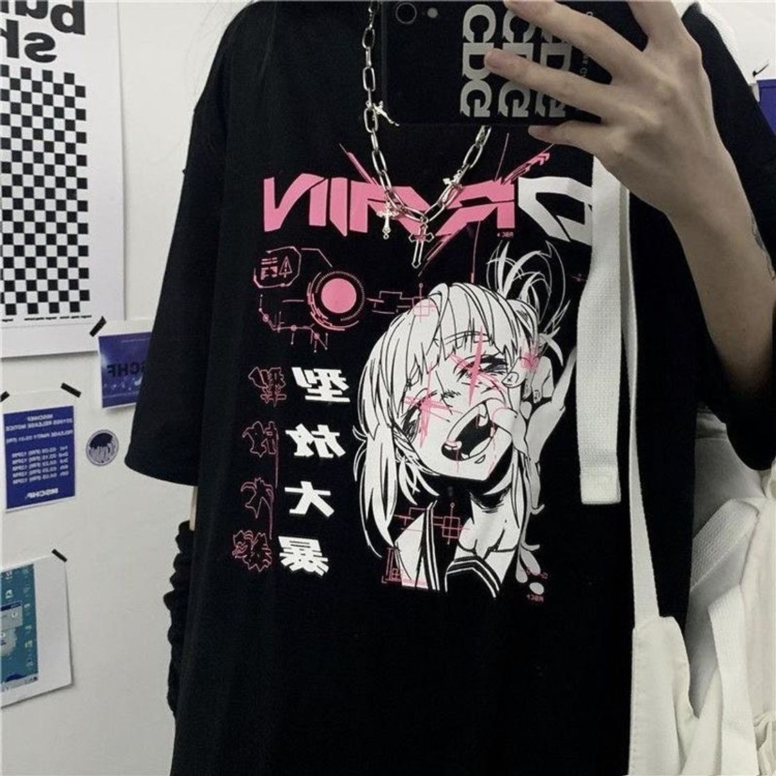 Moda Manga Ahegao Anime Retro Otaku Hentai Waifu Sudadera Camiseta