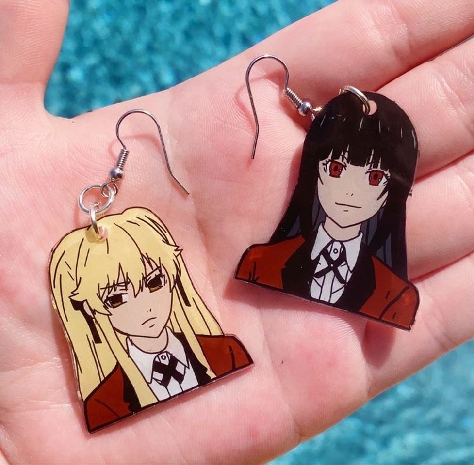 Moda Brincos kakegurui 