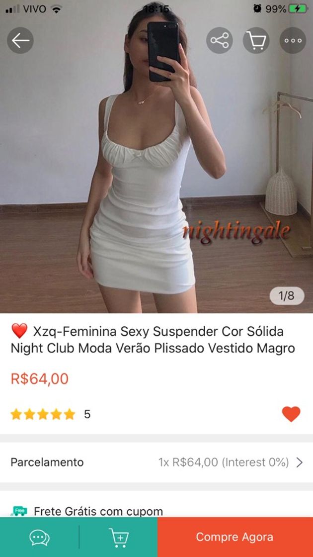 Moda Vestido branco 