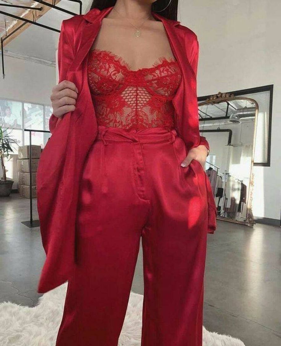 Moda Todo vermelho