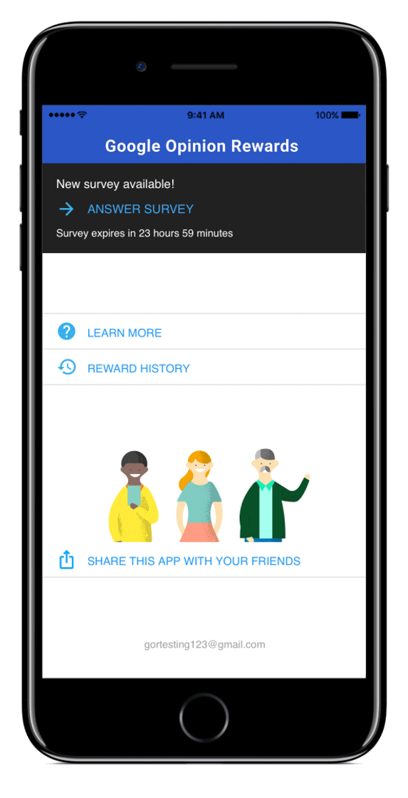 App Google Opinion Rewards