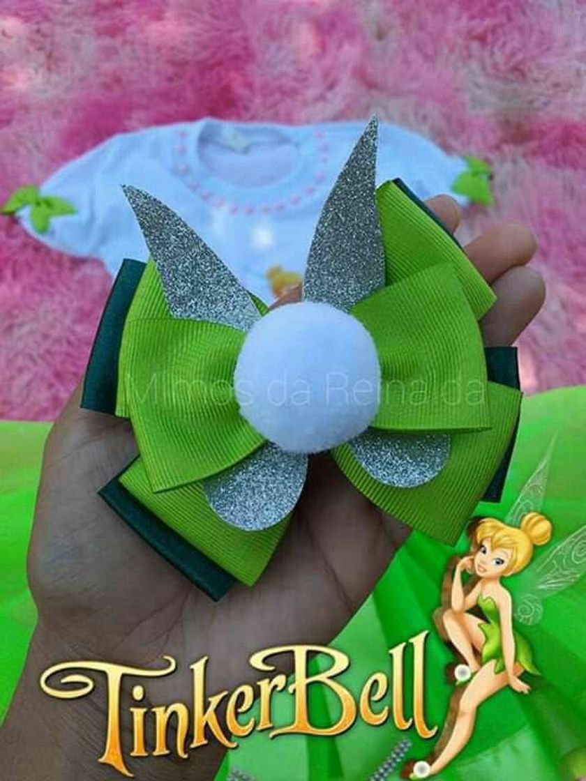 Fashion Laço Tinkerbell