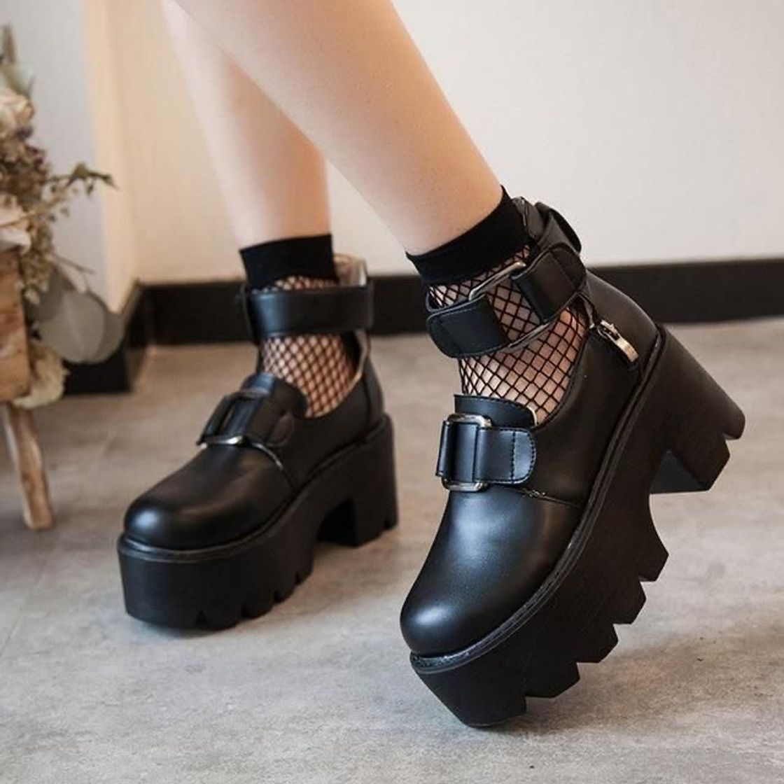 Fashion Black Platform 