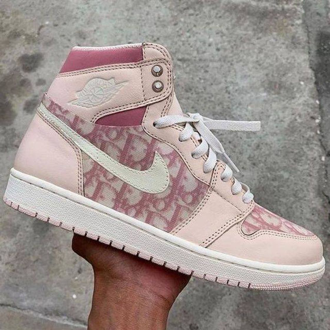 Fashion Air Jordan 1 X Dior 'Pink'