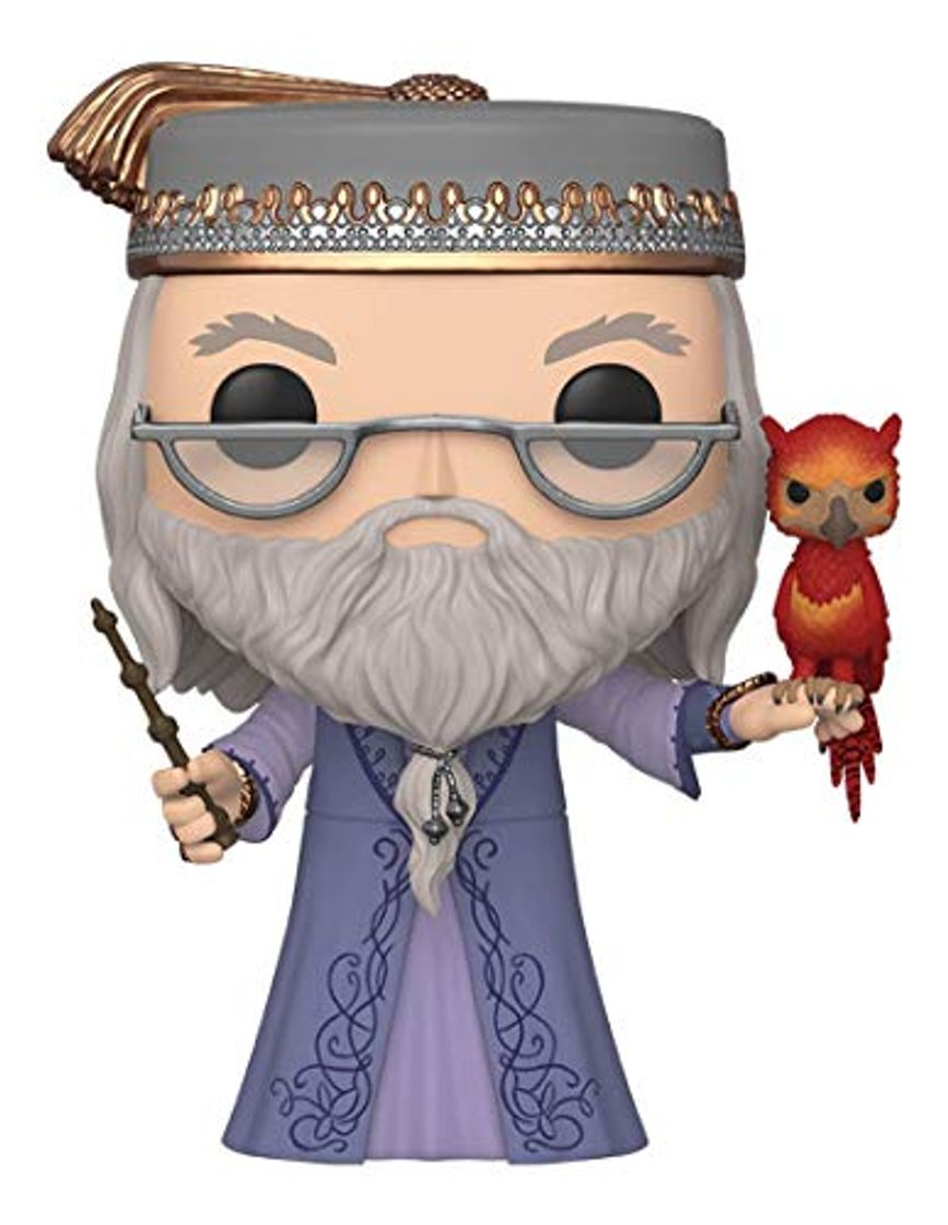 Social Funko- Pop Harry Potter: 10" Dumbledore w/Fawkes S10 Figura Coleccionable, Multicolor