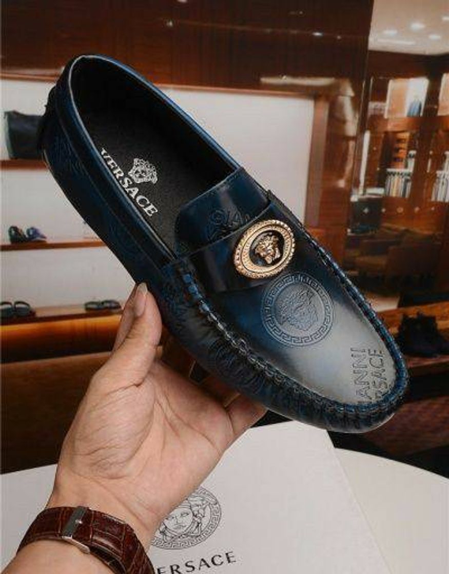 Moda Versace Leather Shoes For Men

