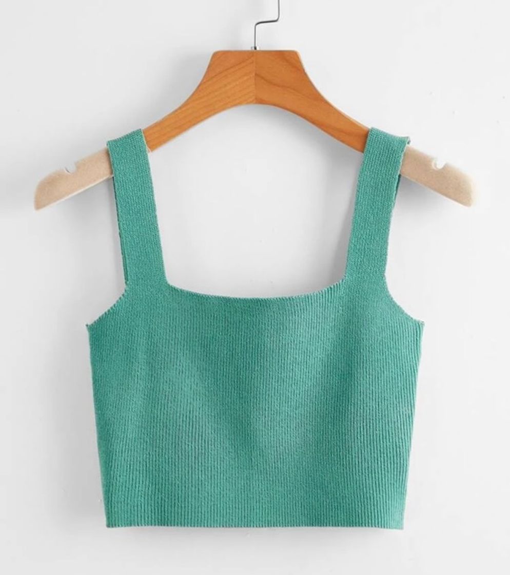 Social cropped Tricot Shein