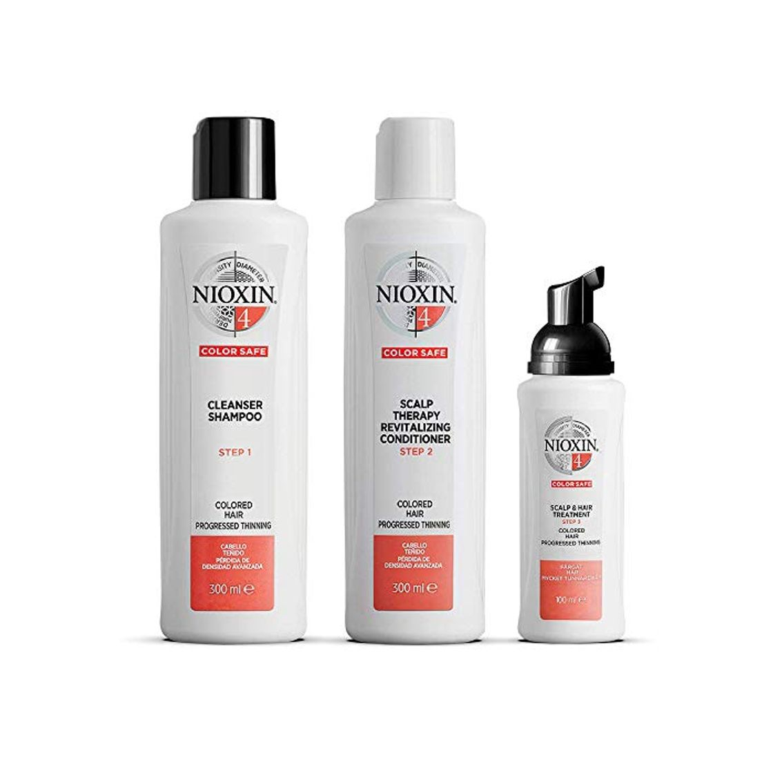 Social NIOXIN - Trial Kit (Champú, Acondicionador y Tratamiento) Sistema 4- CABELLO COLOREADO_DEBILITAMIENTO