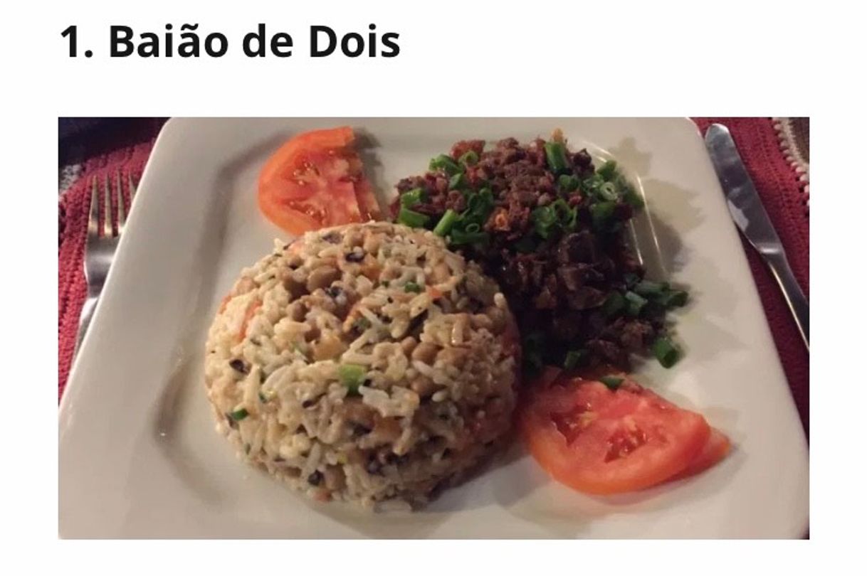 Restaurants Baião de dois Casa do Norte