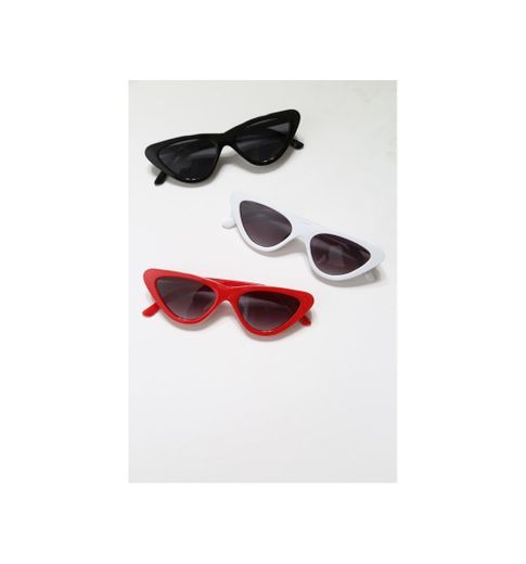 Red thick sunglasses