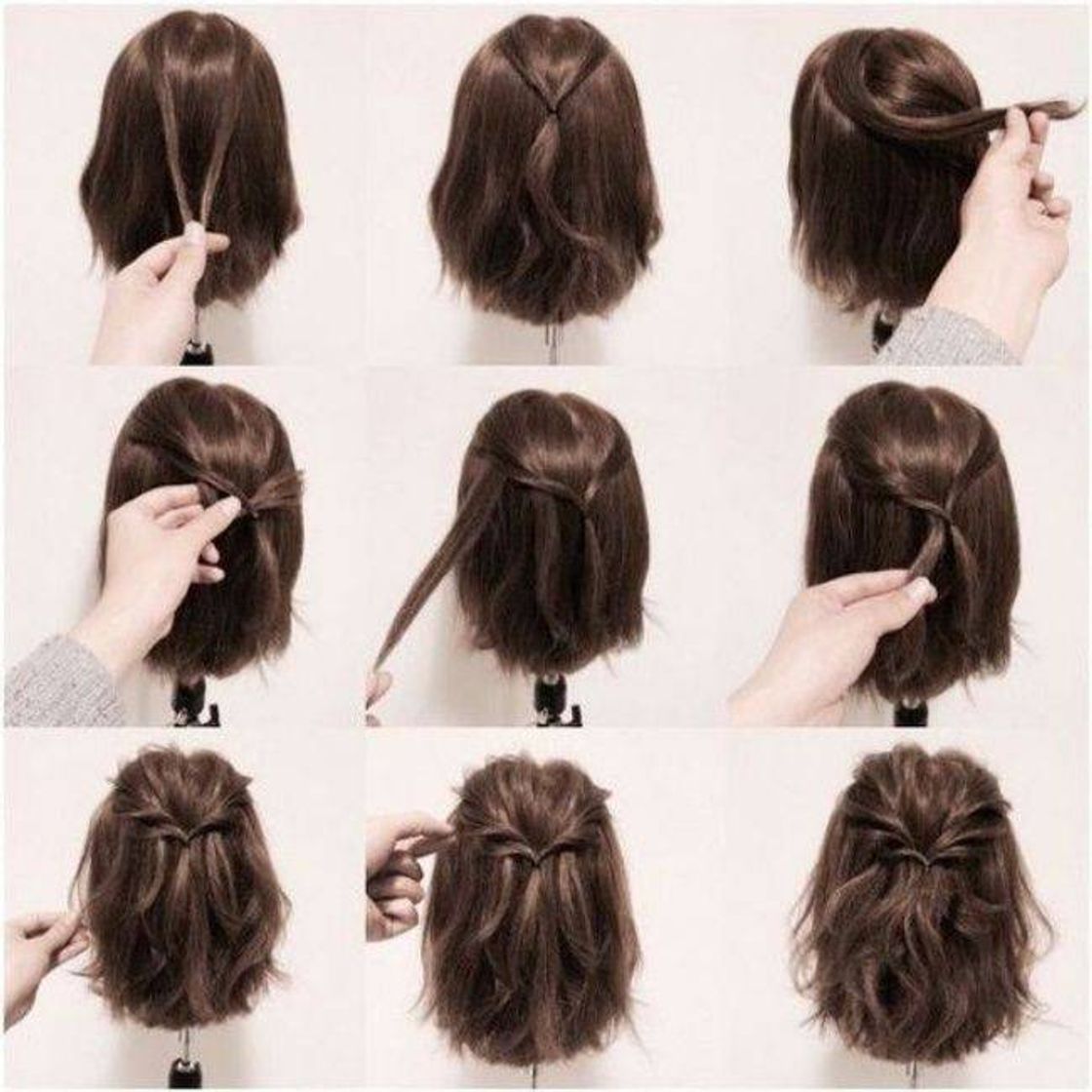 Fashion Penteado pra cabelo curto