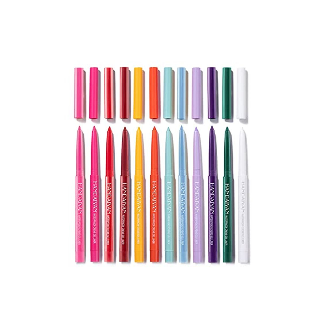 Beauty 12pcs Mate Gel Gel Lápiz