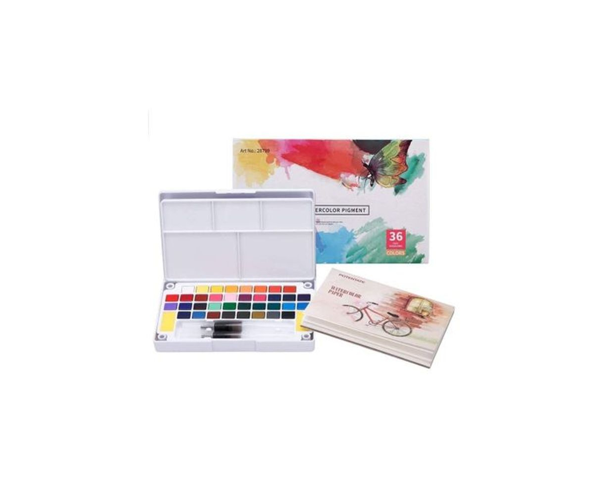 Producto LAOYE - Set de Acuarelas de 36 Colores de Agua