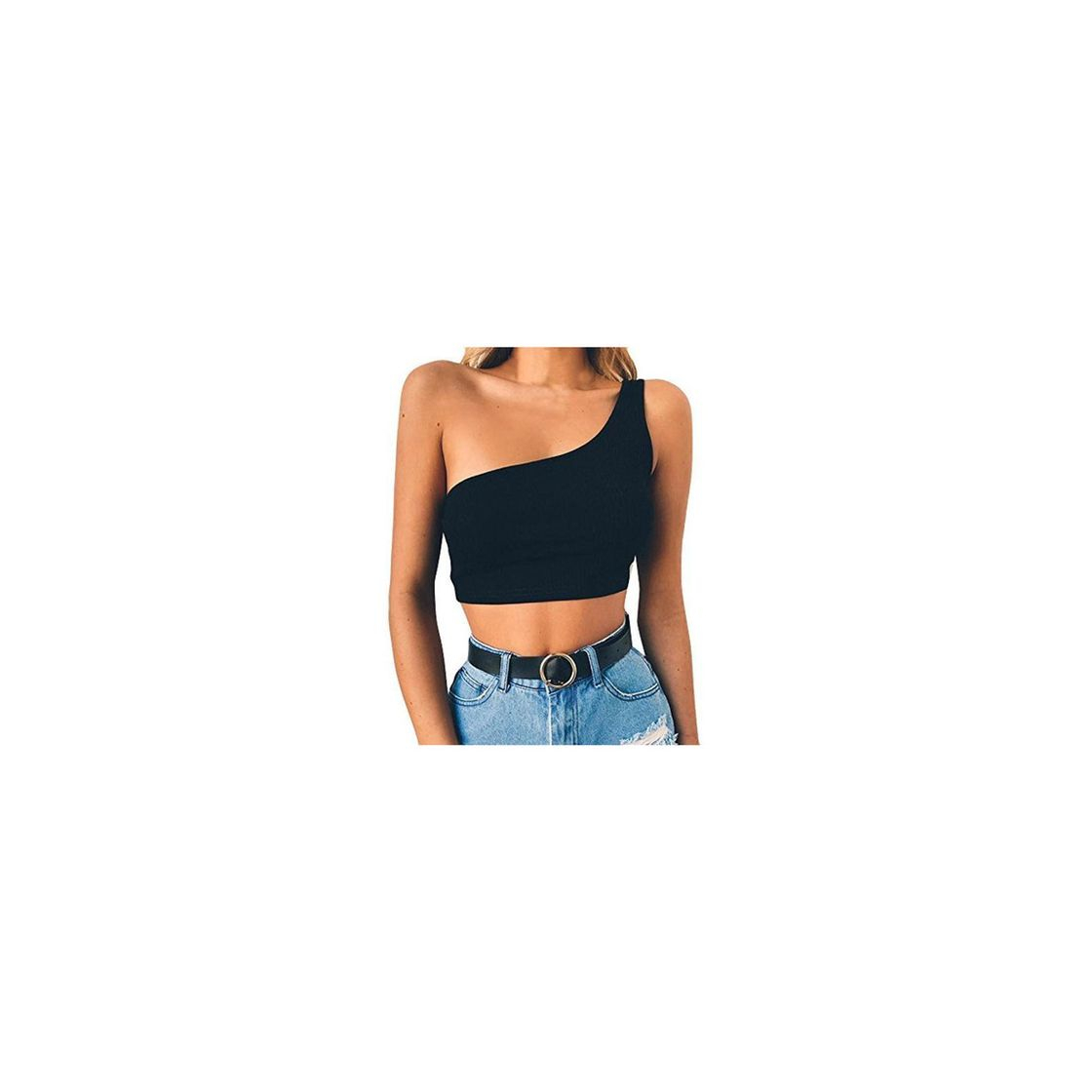 Moda Camisetas sin Manga de Mujer,Mujeres Sexy Verano Deporte Sujetadors Tops de Cortos