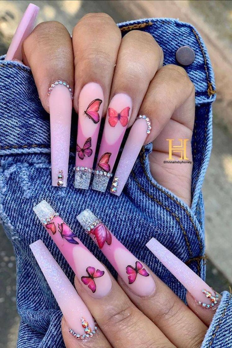 Moda Unhas pink 