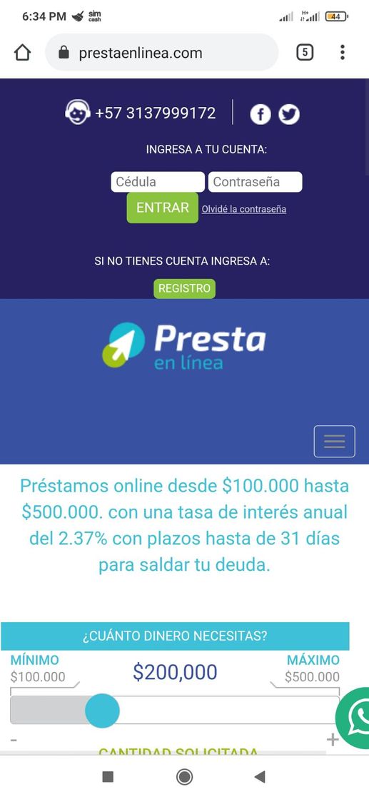 Social Presta en Línea -